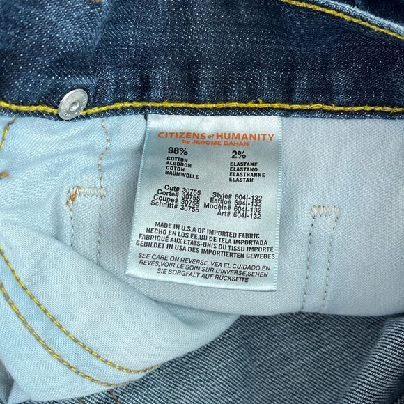 Citizens Of‎ Humanity Relaxed Straight-Leg Jeans Classic Denim Blue Men Size 34 - Picture 8 of 16